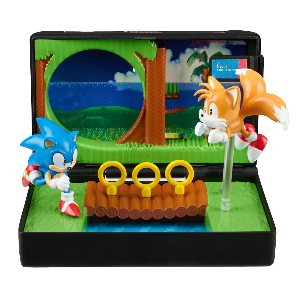 Sonic Diorama Mega Drive 2 Console Heroes SEGA Coleccionable