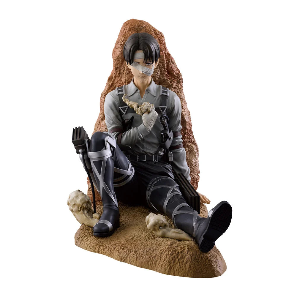 Banpresto Figura Ichibansho Levi Battle of Heaven and Earth Mega Impact Attack on Titan 11cm