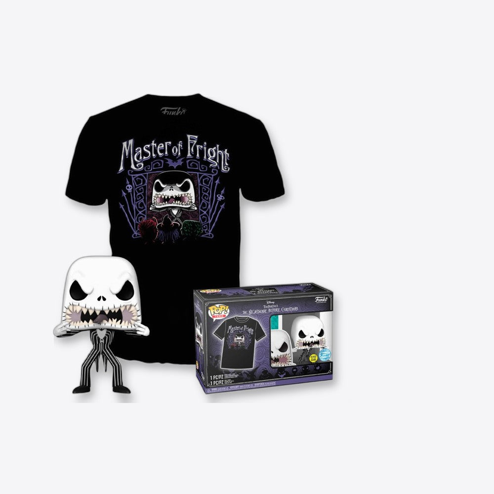 Funko Set figura POP & Tee Disney Pesadilla Antes de Navidad Jack Skellington Exclusive (imagen 6 de 6)