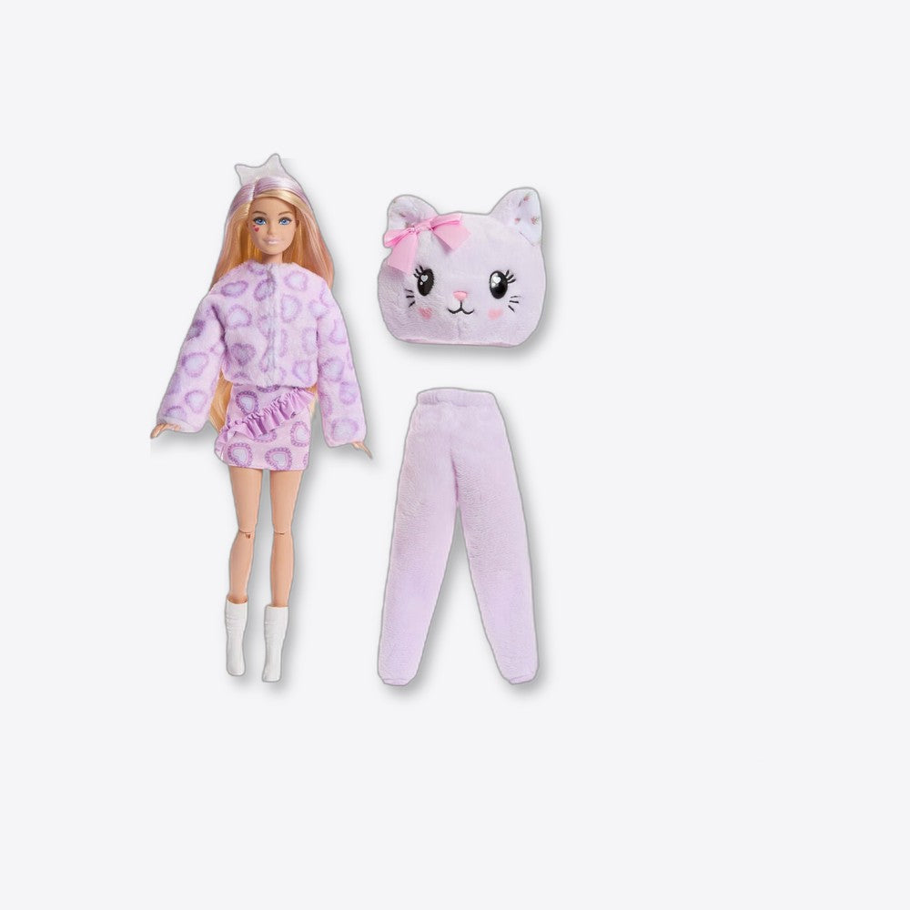 Mattel Muñeca Gatito Lila Cutie Reveal Lazos Dulces Barbie (imagen 6 de 6)