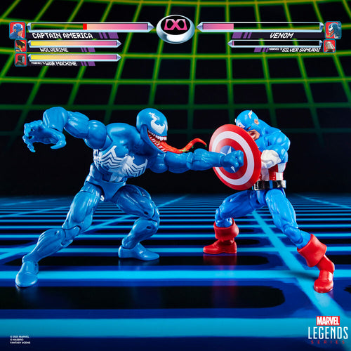 Hasbro Blister 2 figuras Capitan America & Venom Gameverse Marvel Legends Series 15cm