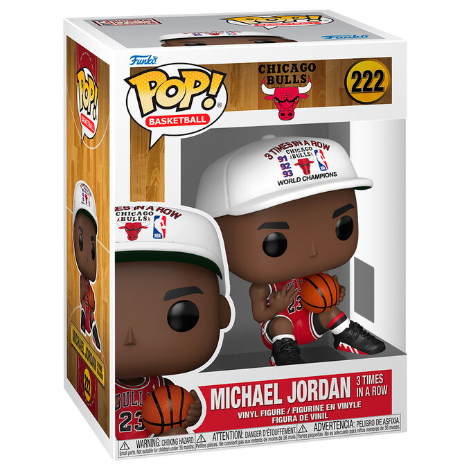 NBA POP Chicago Bulls Figura Michael Jordan 3-Peat Funko