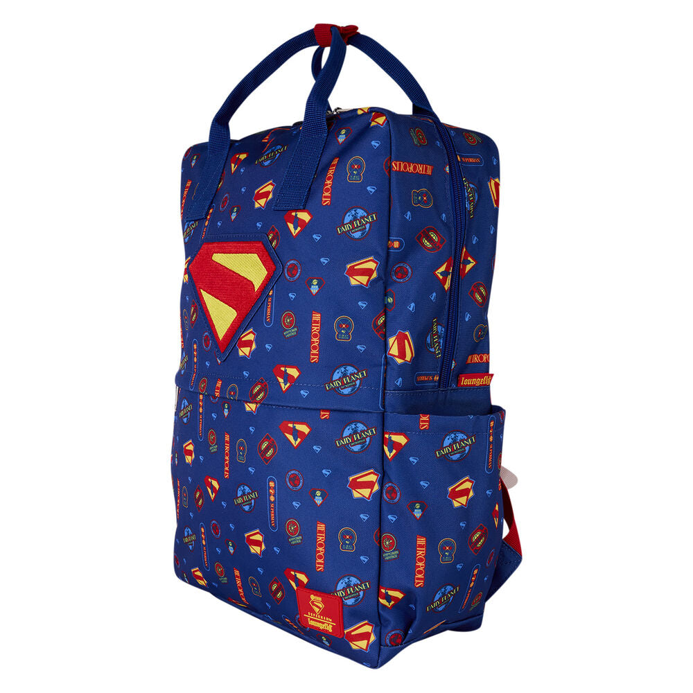 Mochila nylon Superman Marvel Loungefly 43cm (imagen 2 de 5)