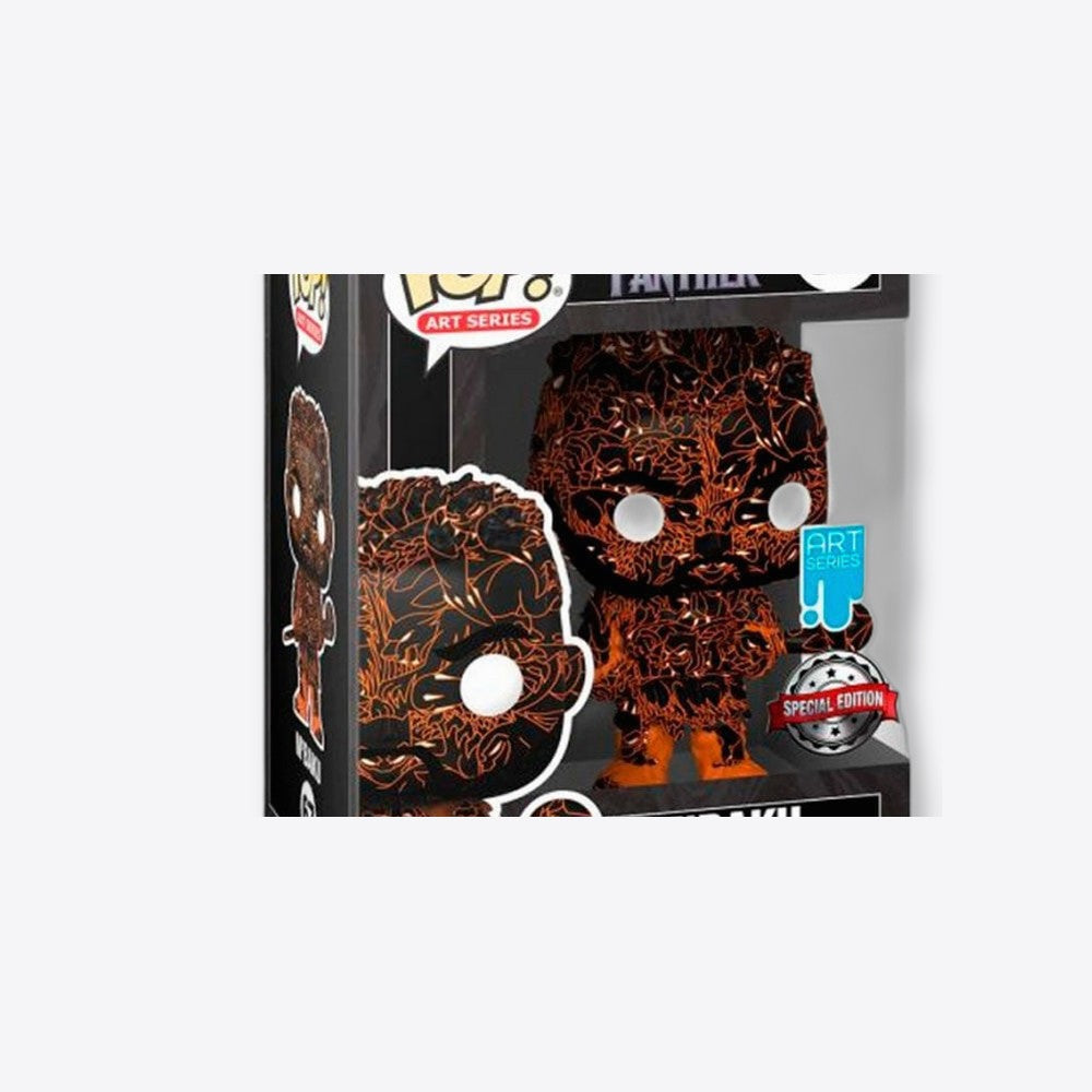 Funko Figura POP Marvel Black Panther M Baku Artist + Case Exclusive (imagen 6 de 6)