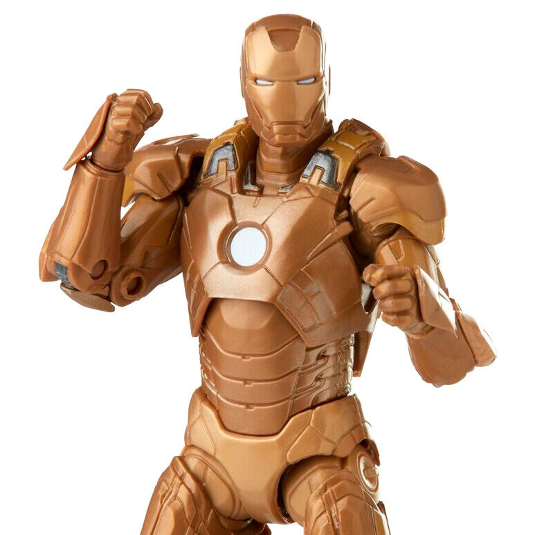 Hasbro Blister 2 figuras Happy Hogan and Iron Man Mark XXI Iron Man 3 The Infinity Saga Marvel 15cm (imagen 6 de 8)