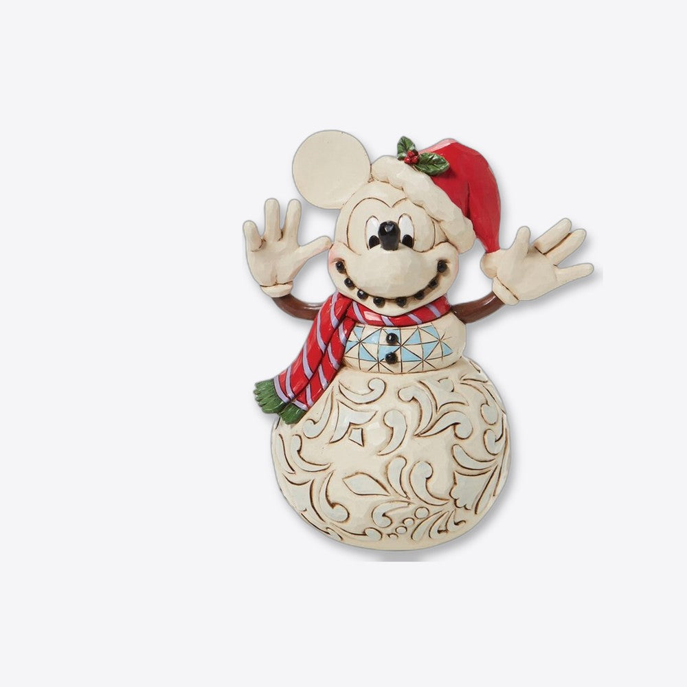 Figura enesco disney muñeco de nieve mickey navideño (imagen 4 de 6)