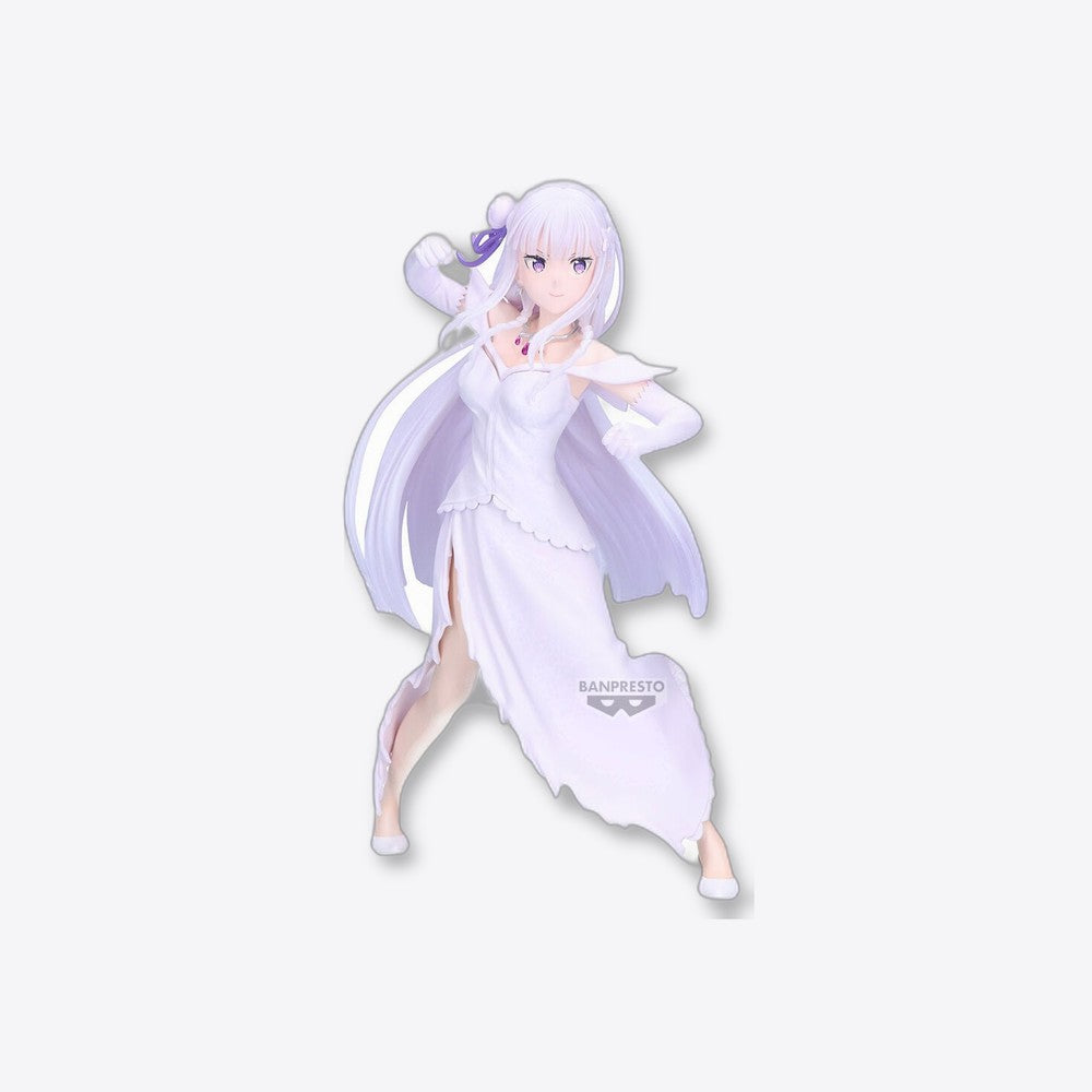 Banpresto Figura Emilia Espresto Excite Motions Re Zero 22cm