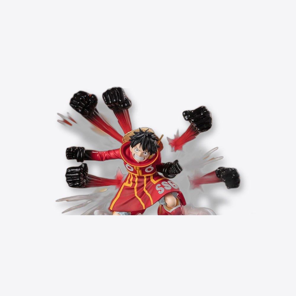 Tamashii Nations Figura S.H. Figuarts Zero Monkey D Luffy Gum Gum Hawk Gatling Extra Battle One Piece 18cm (imagen 6 de 6)