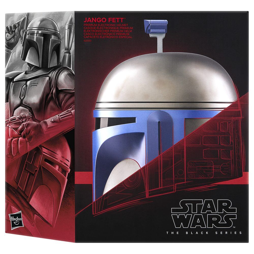 Hasbro Casco electronico premium Jango Fett Star Wars The Black Series (imagen 8 de 10)