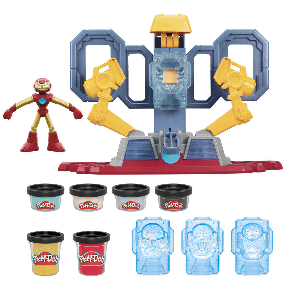 Hasbro Laboratorio de armaduras Iron Man Marvel Play-Doh (imagen 3 de 10)