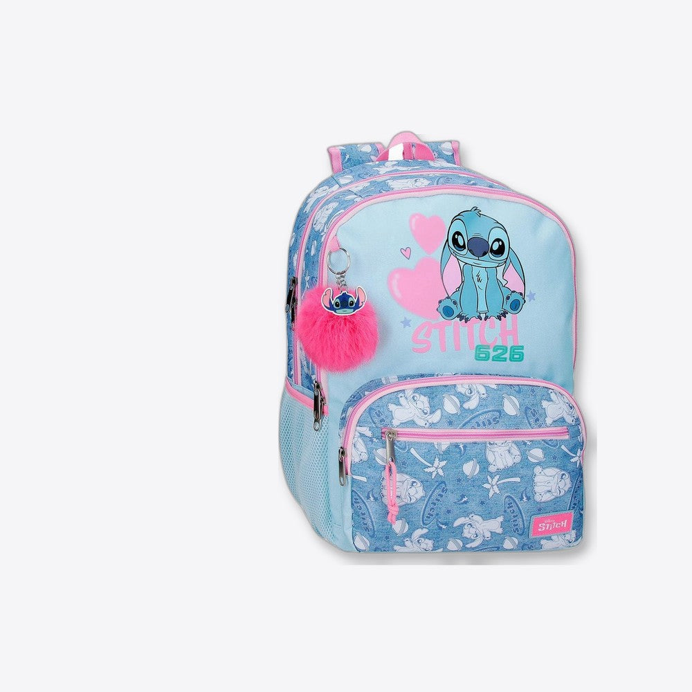 Joumma Bags Mochila Hearts Stitch Disney 44cm adaptable (imagen 5 de 6)