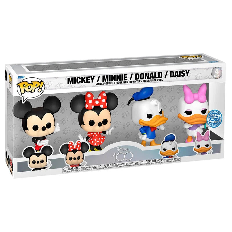 Funko Blister 4 figuras POP Disney Classic Exclusive