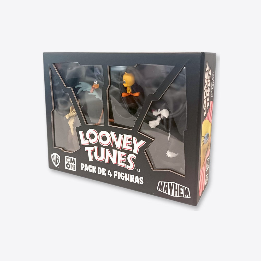 Asmodee Juego de mesa looney tunes mayhem pack de 4 figuras pegi 10 (imagen 2 de 6)