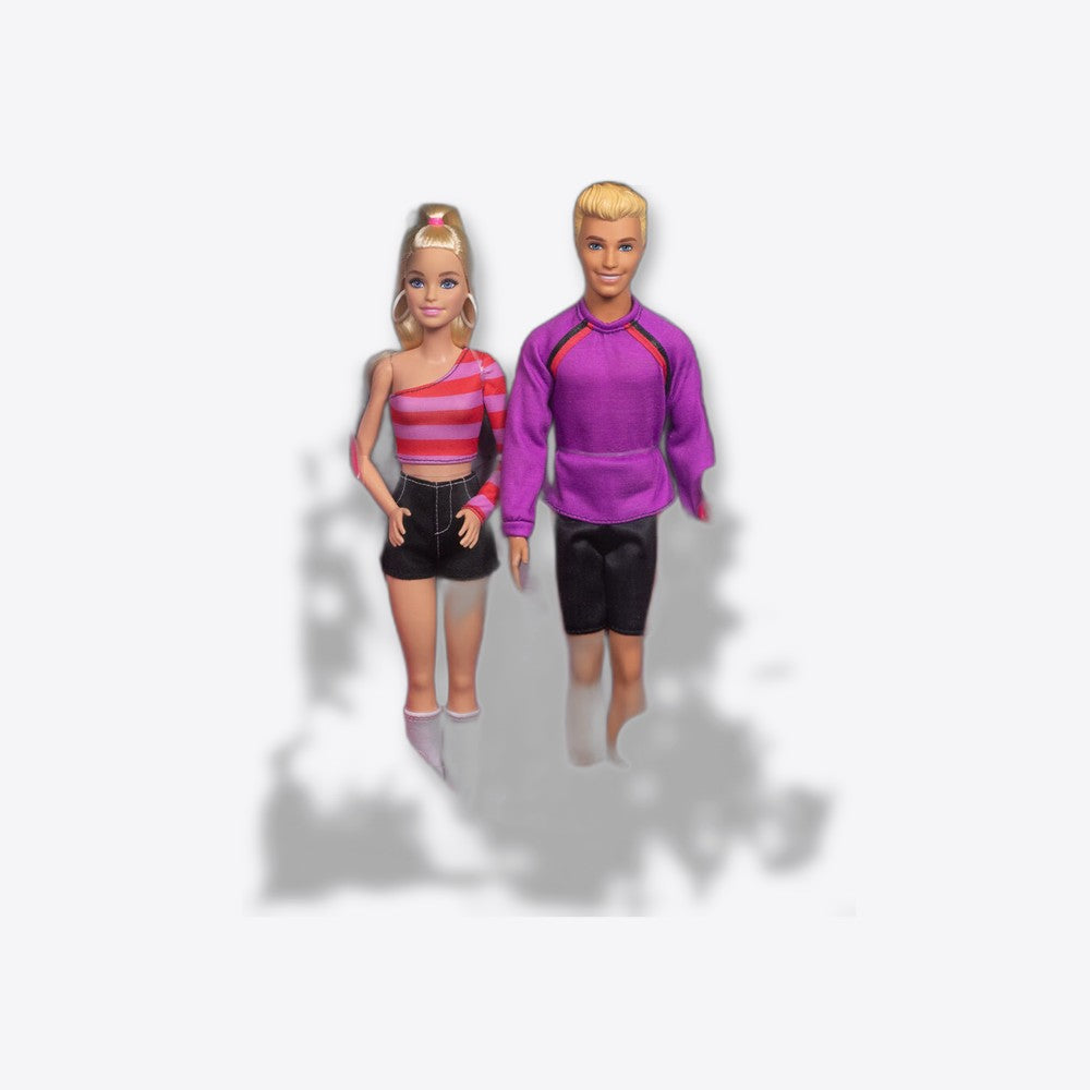 Mattel Blister 2 muñecos Barbie y Ken Patinadores Barbie (imagen 5 de 6)