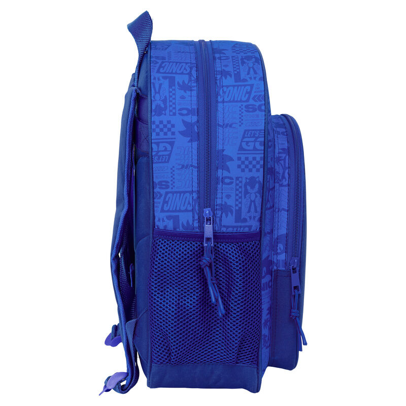 Safta Mochila Sonic the Hedgehog 38cm adaptable (imagen 3 de 6)