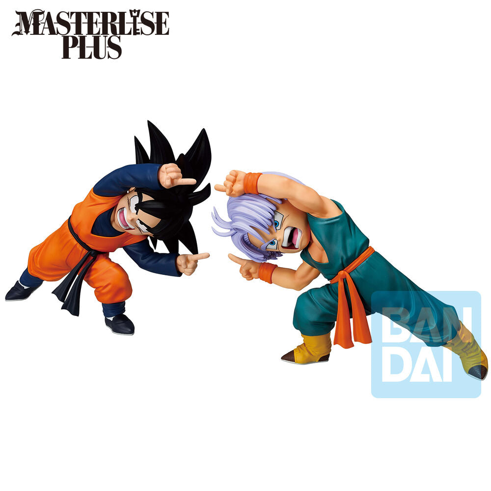 Banpresto Set 2 Figuras Ichibansho Masterlise Son Goten & Trunks Battle of Super Saiyan Dragon Ball Z 9cm (imagen 2 de 5)