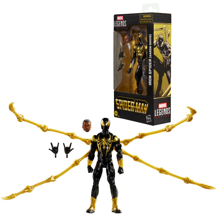 Marvel Spiderman Figura Iron Spider Aaron Davis 15cm