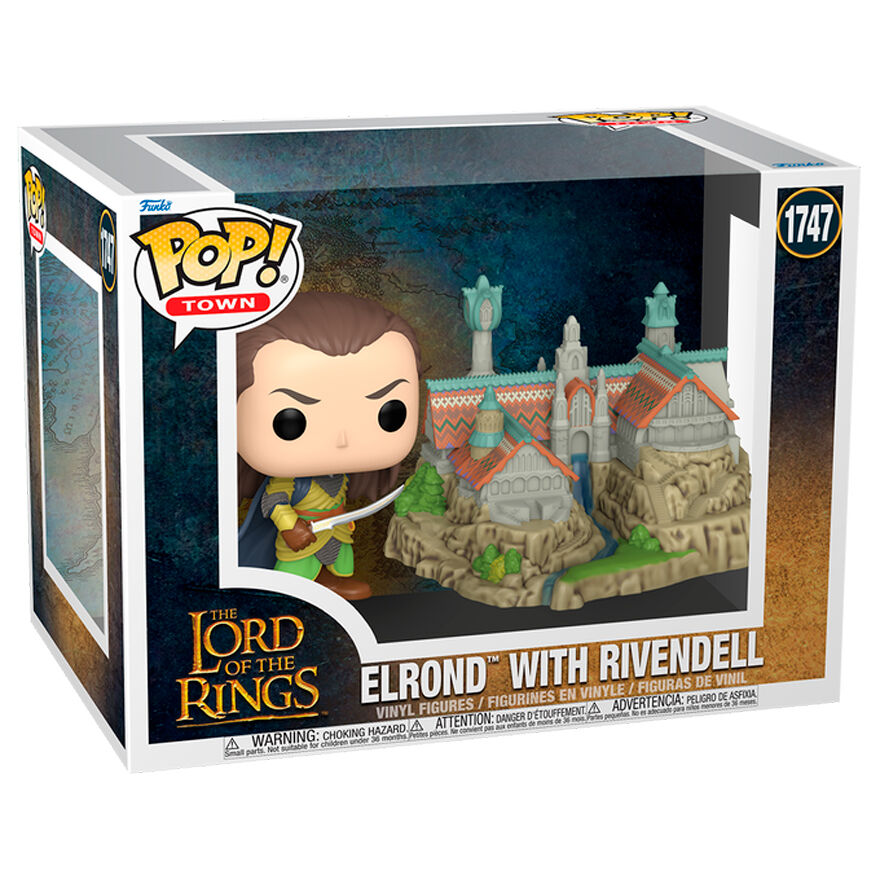 Lord Elrond with Rivendell - Pop Vinyls | The Lord of the Rings