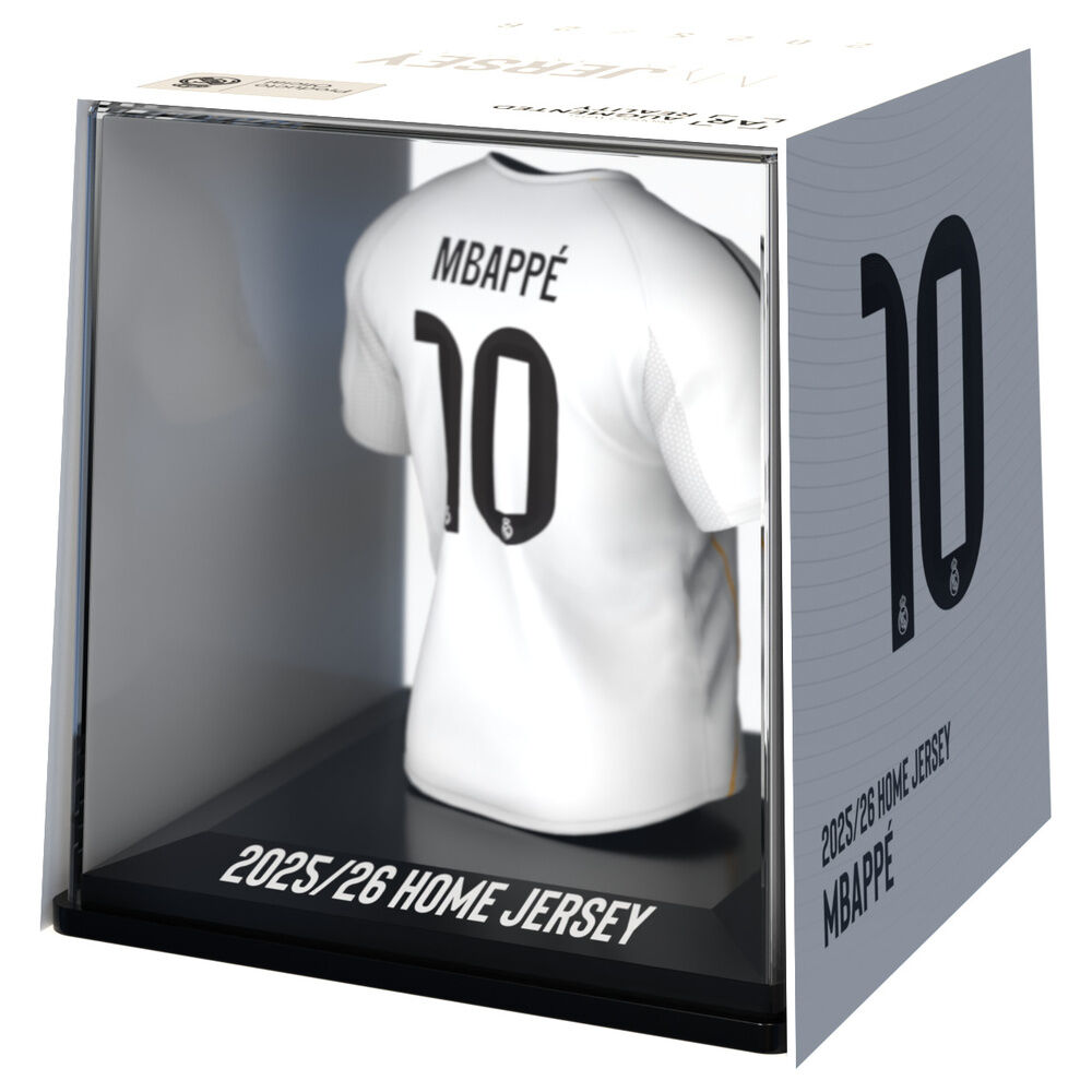 Fútbol Figura Mini Camiseta Mbappé Real Madrid Coleccionable
