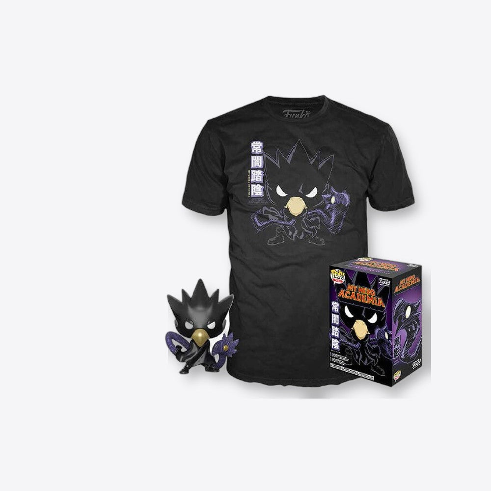 Funko Set figura POP & Tee My Hero Academia Tokoyami S (imagen 4 de 6)