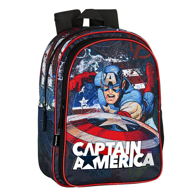 Perona Mochila Capitan America Marvel 39cm (imagen 6 de 6)