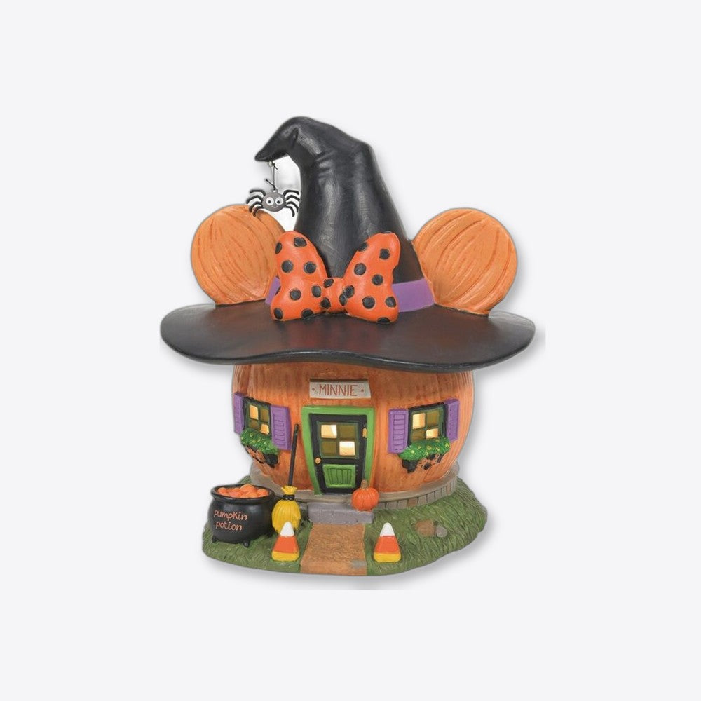 Figura decorativa enesco disney mickey & minnie minnie casa calabaza (imagen 2 de 6)