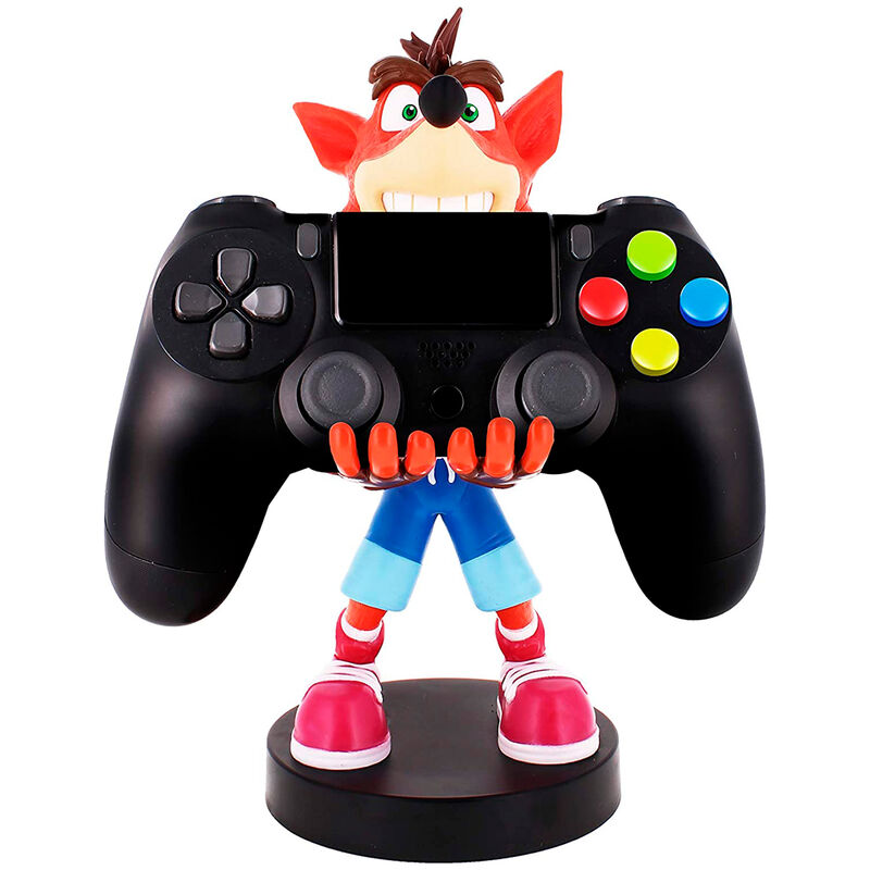 Crash Bandicoot Cable Guy Soporte Mando 20cm
