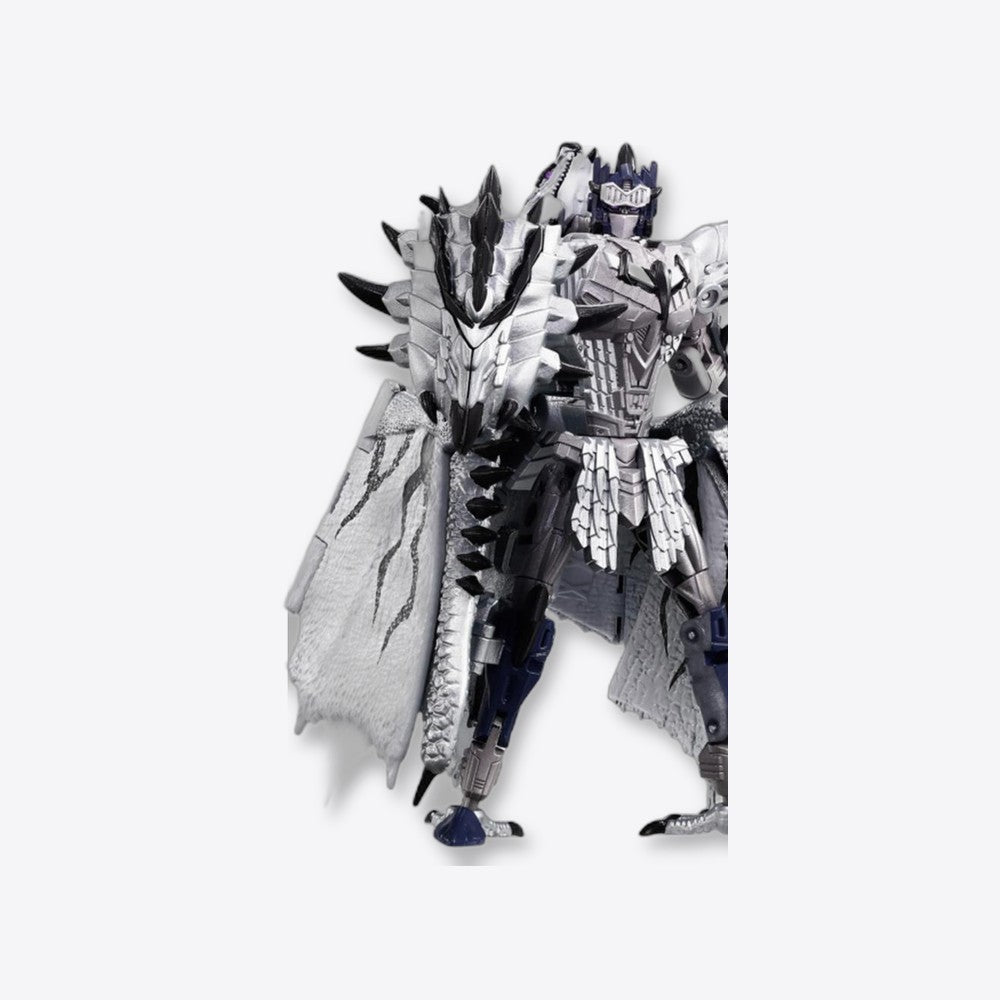 Figura hasbro transformers x monster hunter silver rathalos prime (imagen 3 de 6)
