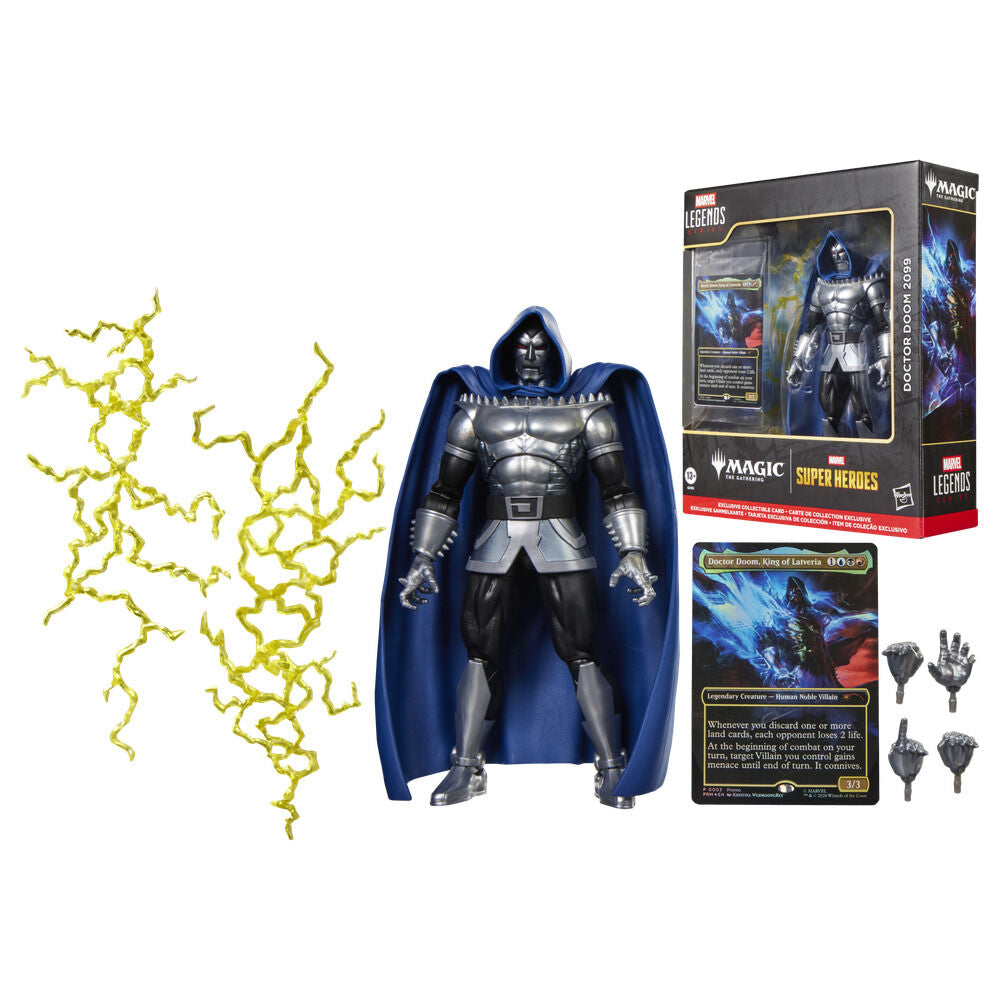 Hasbro Figura Doctor Doom 2099 Magic The Gathering Marvel Legends Series 15cm (imagen 5 de 10)