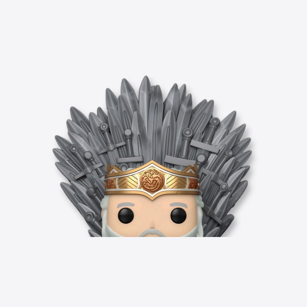 Funko Figura POP Deluxe La Casa del Dragon Viserys on the Iron Throne (imagen 4 de 6)