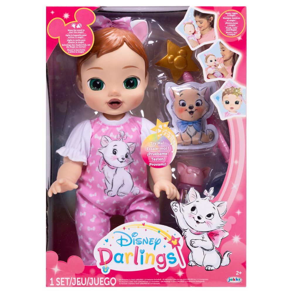 Jakks Pacific Muñeca interactiva Marie Los Aristogatos Disney Darlings 30cm (imagen 3 de 7)