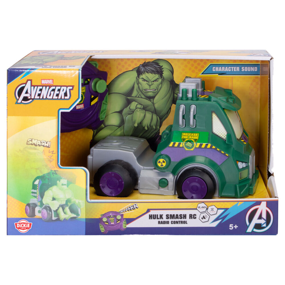 Jada Toys Vehiculo radio control Hulk Smash Los Vengadores Avengers Marvel (imagen 2 de 6)