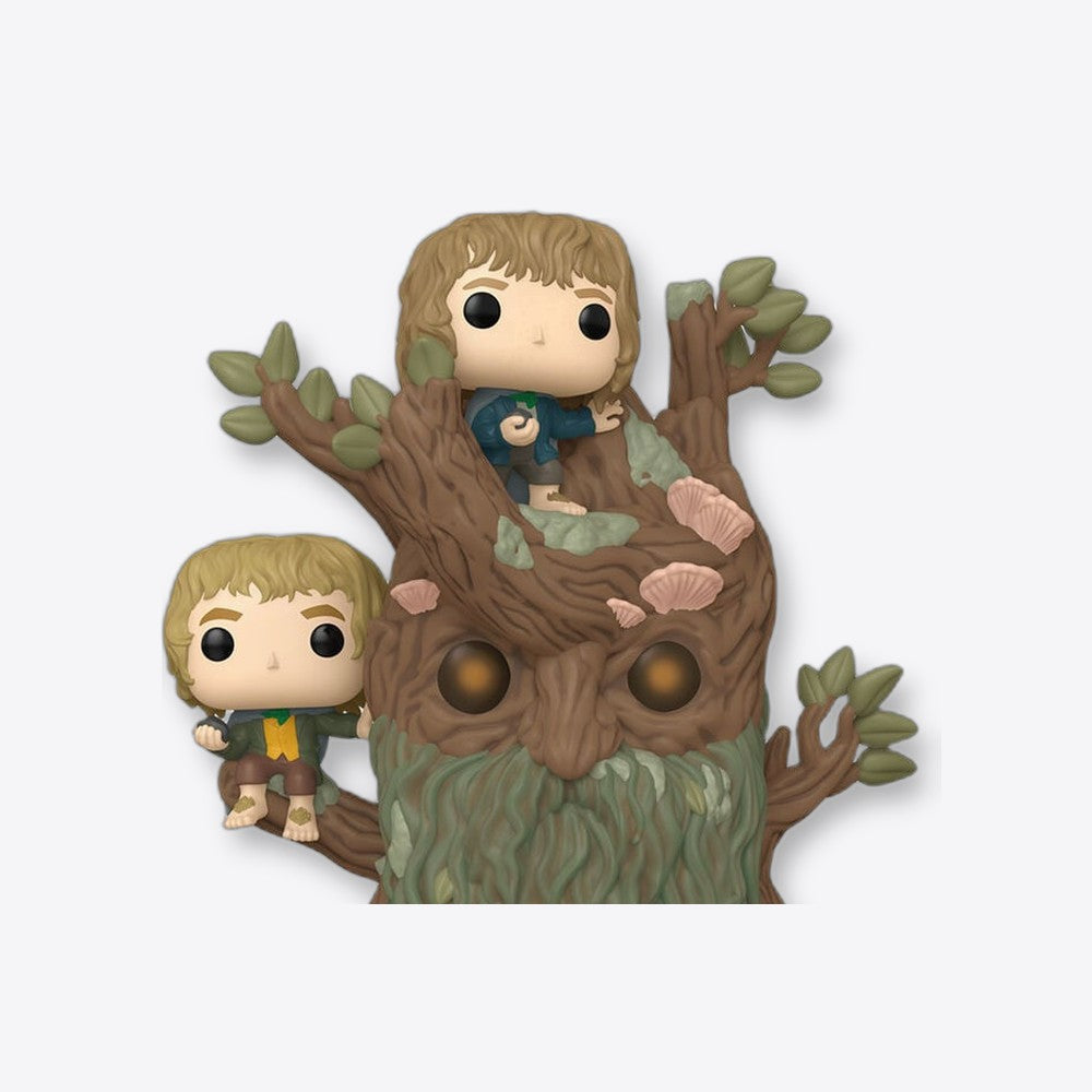 Funko Figura POP Super El Señor de los Anillos Treebeard with Merry & Pippin (imagen 4 de 6)