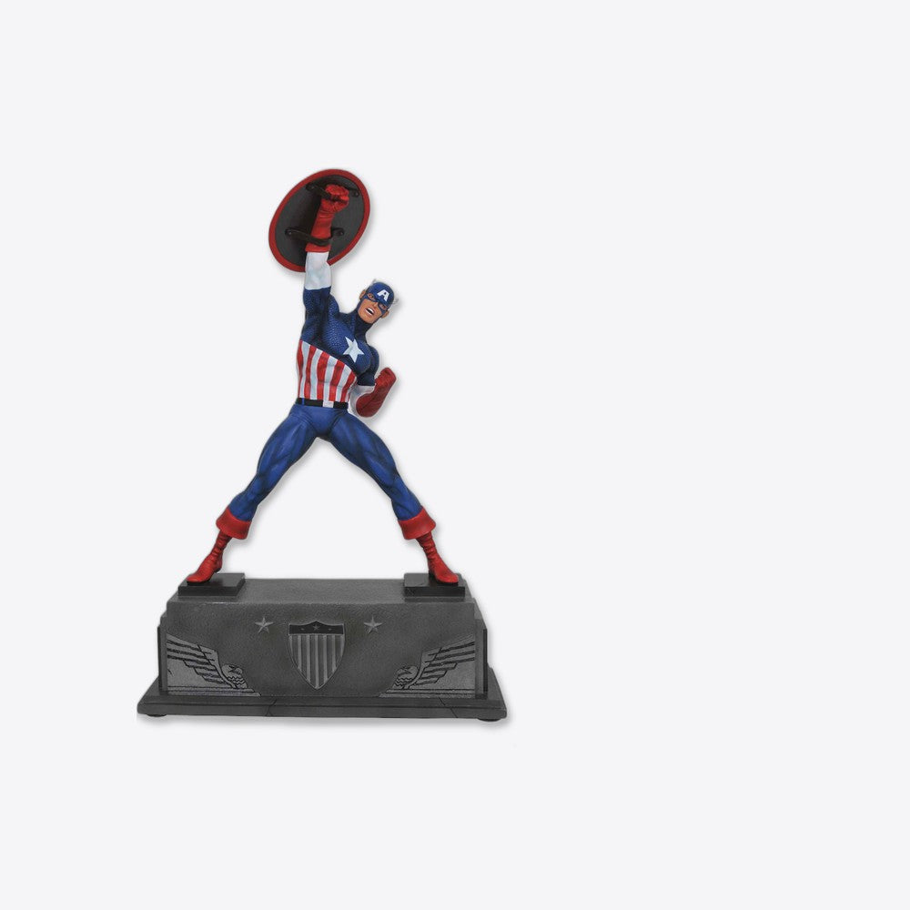 Diamond Select Toys Figura diamond collection marvel avengers capitan america estatua resina 30 cm premier (imagen 6 de 6)