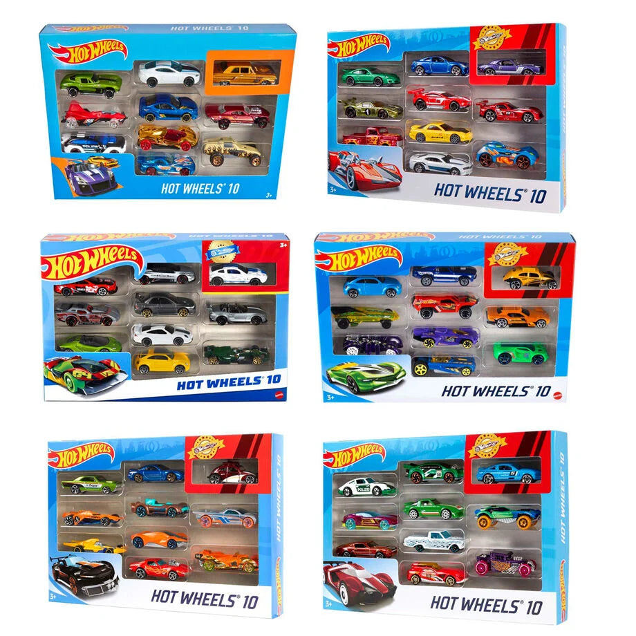 Hot Wheels - Blister 10 Coches Surtidos - Vehículos de Colección