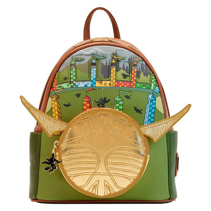 Mochila Snitch Dorada  Harry Potter Loungefly 26cm (imagen 5 de 6)