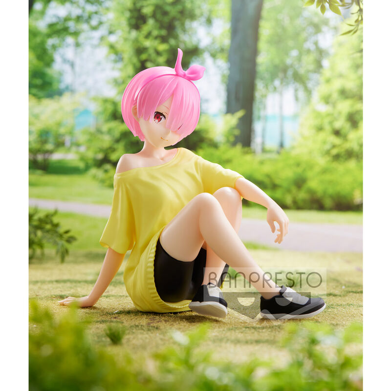 Banpresto Figura Ram Training Syle Relax Time Re:Zero Starting Life in Another World 14cm (imagen 5 de 6)