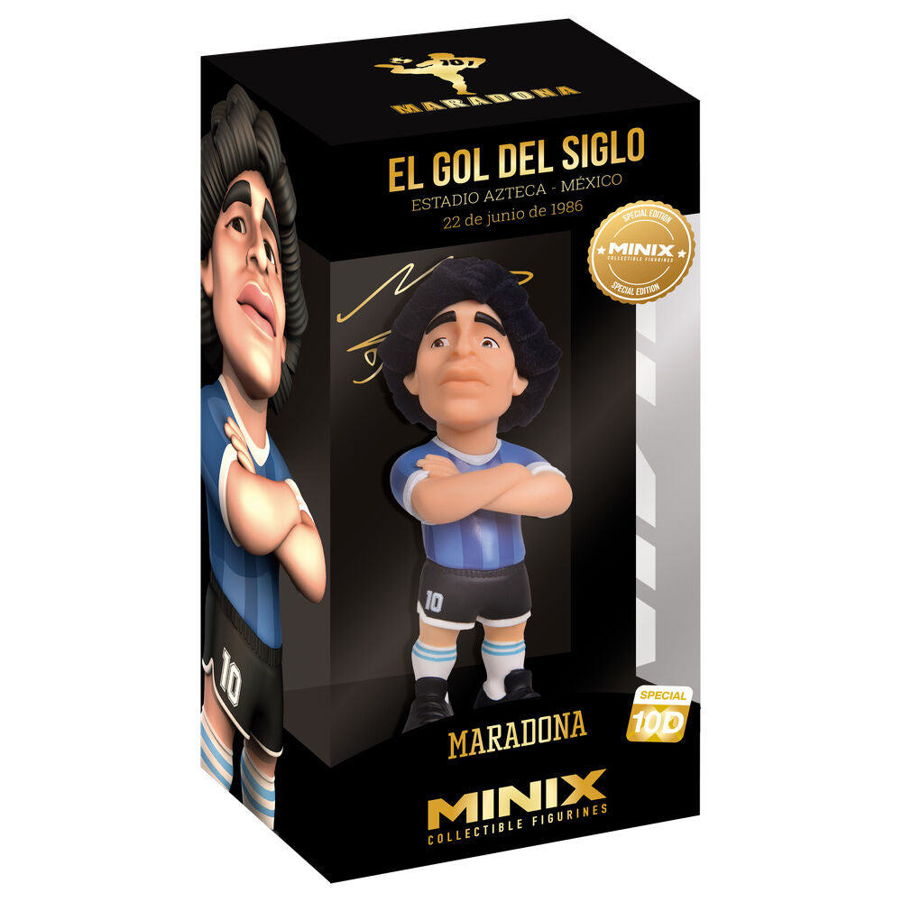[Fútbol] Figura Minix Maradona Gol del Siglo 12cm