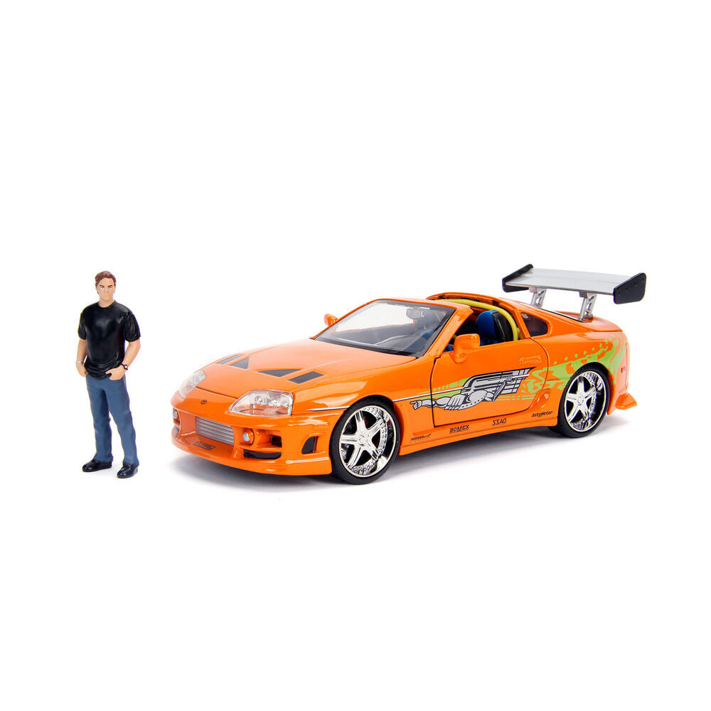 Brian + Coche Toyota Supra - Réplica | Fast & Furious