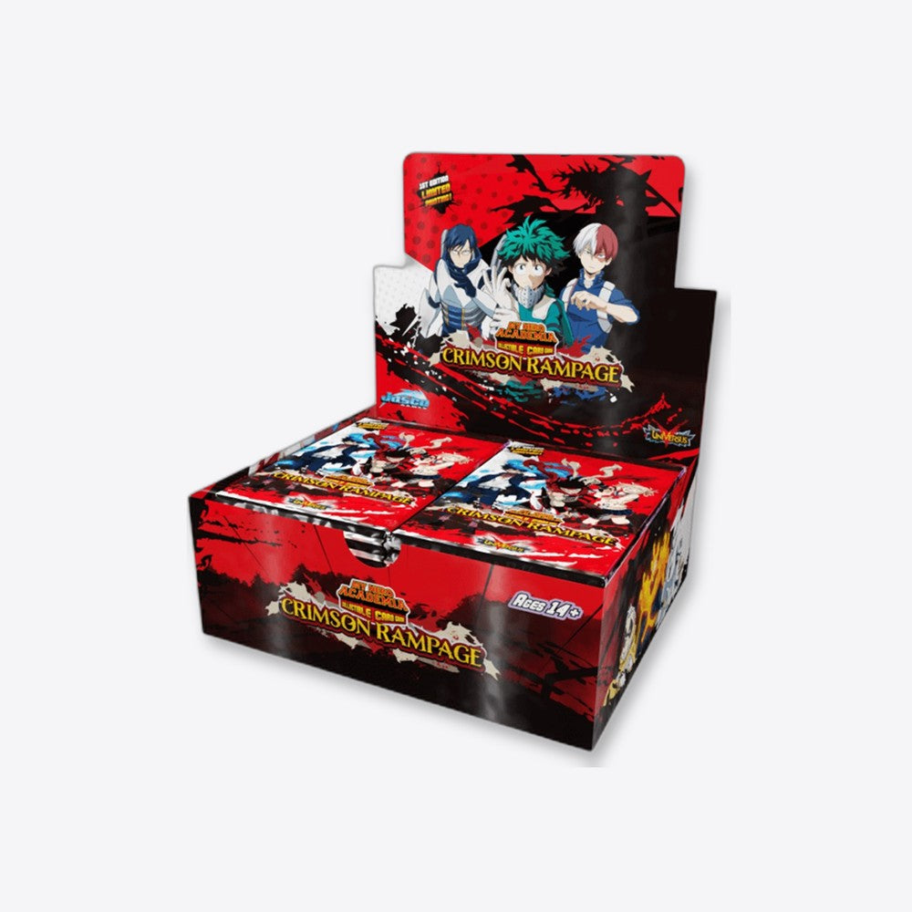 Desconocido Juego de cartas my hero academia booster pack crimson rampage 24 unidades (imagen 2 de 6)
