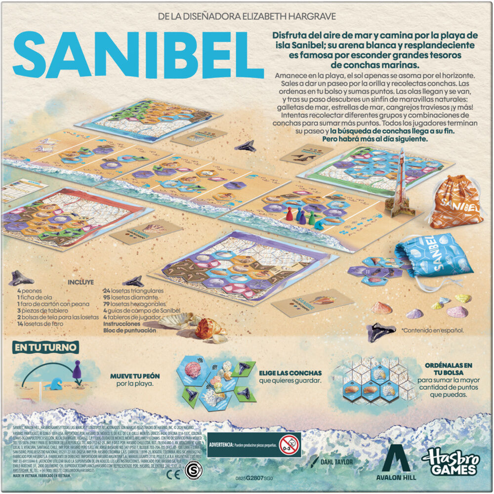 Hasbro Juego de Mesa Sanibel (imagen 5 de 9)