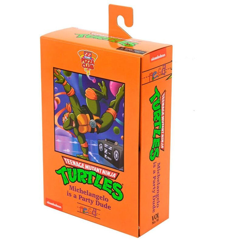 Neca Figura Ultimate Michelangelo VHS Cartoon Tortugas Ninja 18cm (imagen 3 de 6)