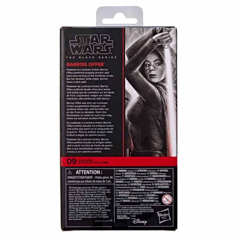 Hasbro Figura Barriss Offee El Ataque de los Clones Star Wars 15cm (imagen 7 de 8)