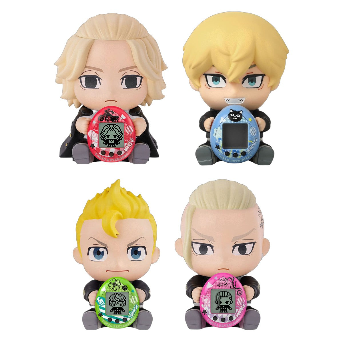 ⚡ PACK: Tokyo Revengers · Figura soporte + Tamagotchi Hugmy