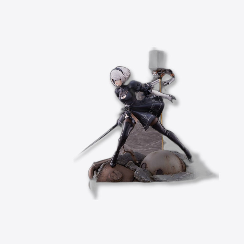Figura aniplex 2b deluxe edition statue 20 cm nier automata ver.1.1a 1 - 7 scale (imagen 4 de 6)