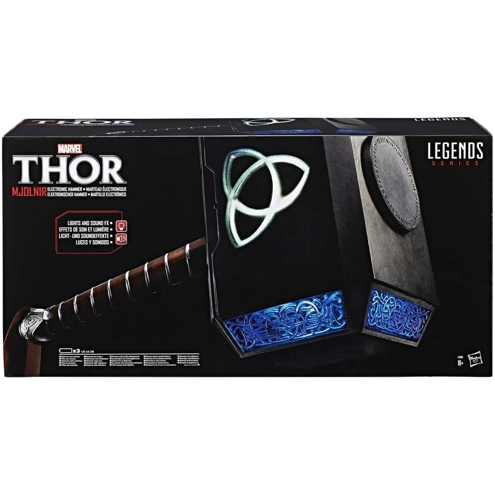 Hasbro Replica Martillo Thor Mjolnir Vengadores Avengers Marvel (imagen 7 de 8)