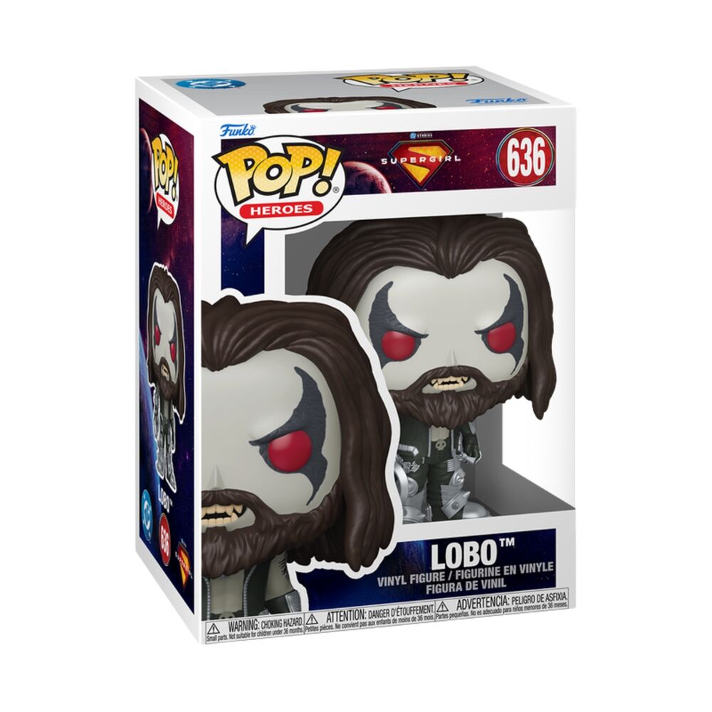 DC Comics Figura POP Supergirl Lobo Crossover Funko Colección