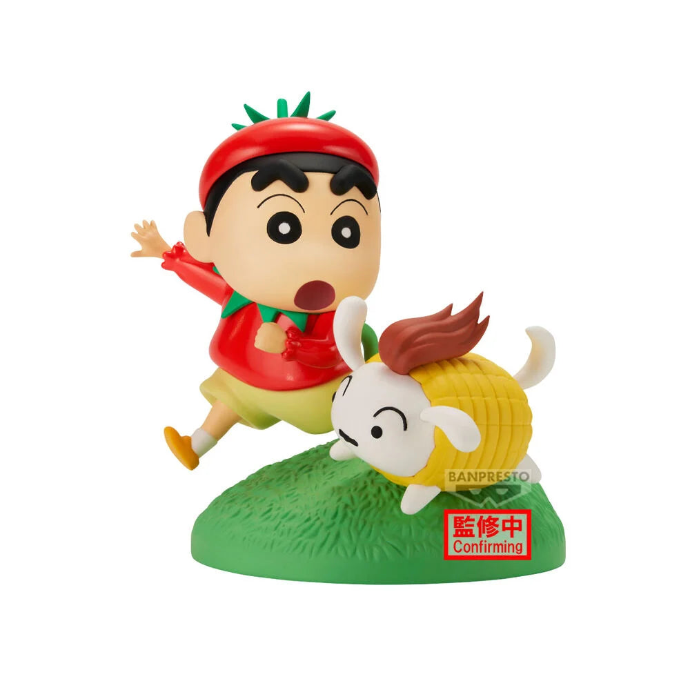 Banpresto Figura Shinnosuke Vegetable Costume Crayon Shinchan 10cm