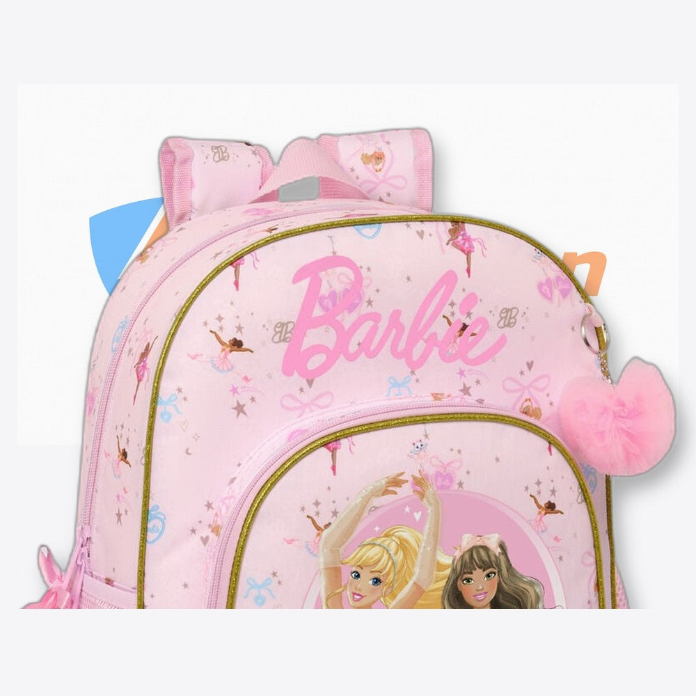 Safta Mochila Ballet Barbie 38cm adaptable (imagen 5 de 6)