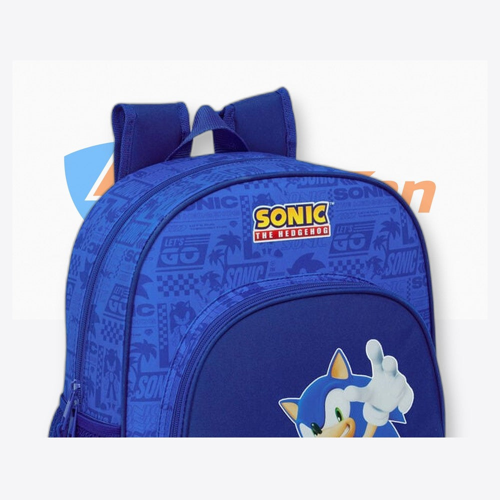 Safta Mochila Sonic the Hedgehog 38cm adaptable (imagen 5 de 6)